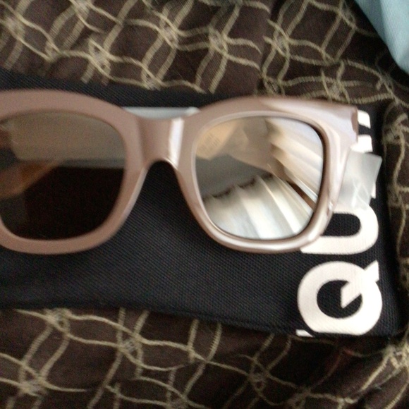 New! Quay dark caramel after hours sunglasses